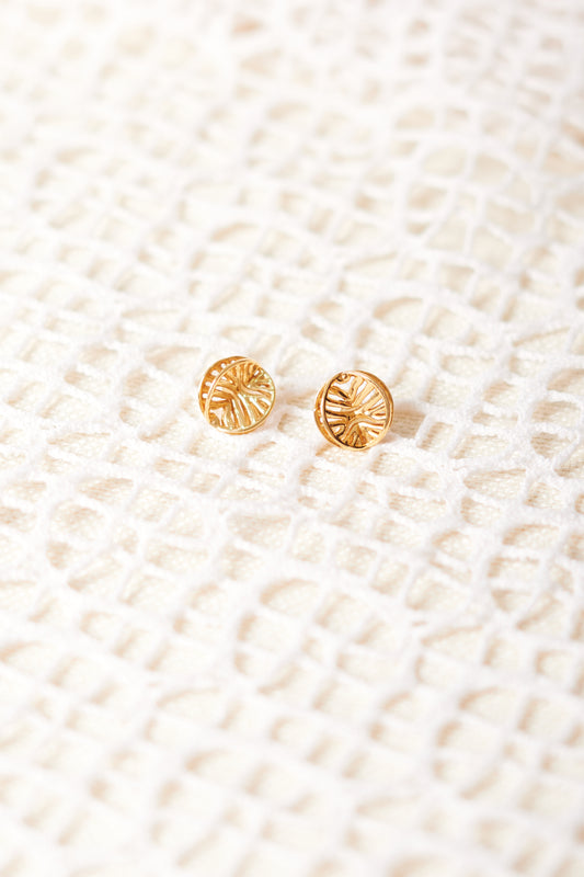 Mini Anthazoa Stud Earrings 18K